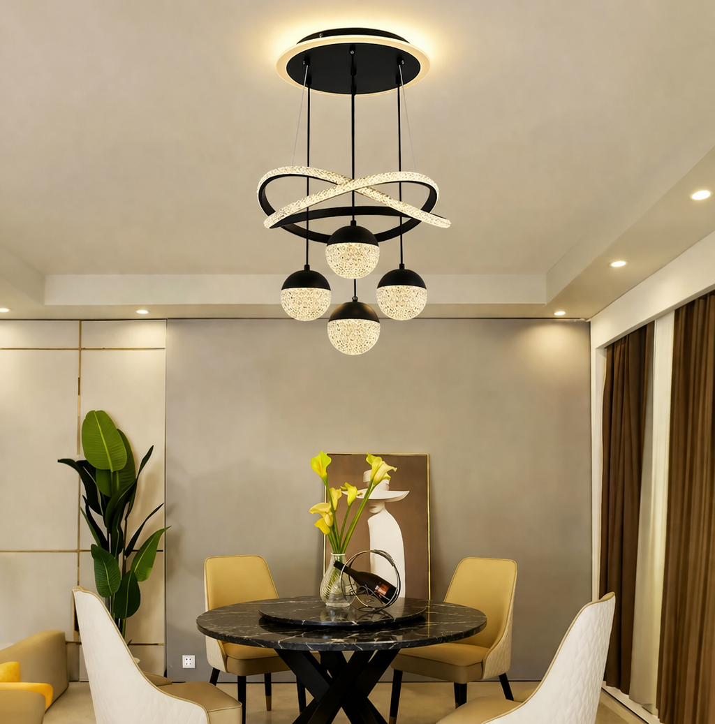 Suspension LED moderne design élégant éclairage intérieur