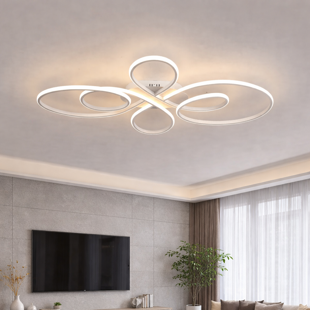 Plafonnier LED nordique design éclairage moderne intérieur
