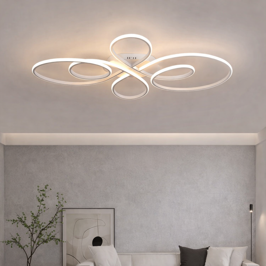 Plafonnier LED nordique design éclairage moderne intérieur