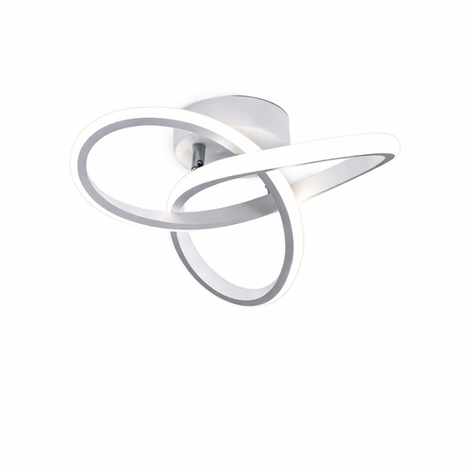 Plafonnier LED trèfle 25 cm design moderne éclairage plafond