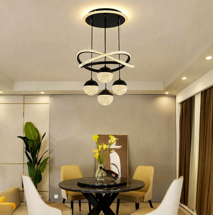 Suspension LED moderne design élégant éclairage intérieur