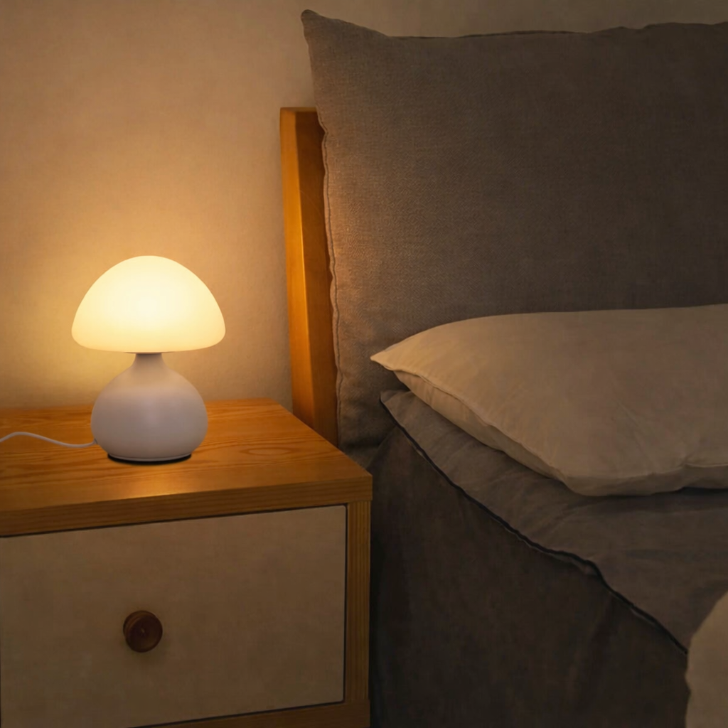 Lampe LED champignon USB dimmable tactile éclairage ambiance