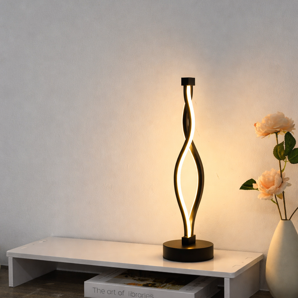 Lampe de table LED USB tactile 3 tons d’éclairage moderne