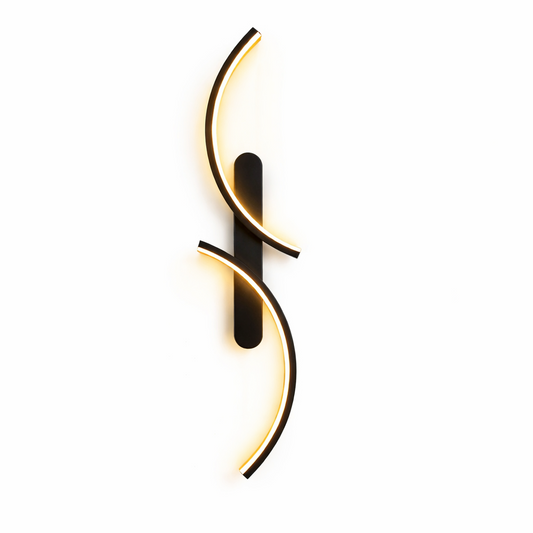 Applique LED forme C design minimaliste éclairage mural moderne