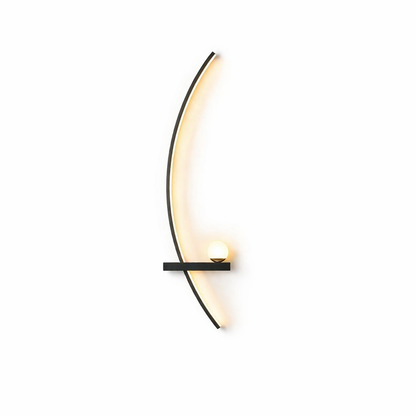Applique LED nordique à rayures design moderne éclairage mural