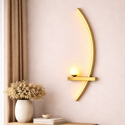 Applique LED nordique à rayures design moderne éclairage mural